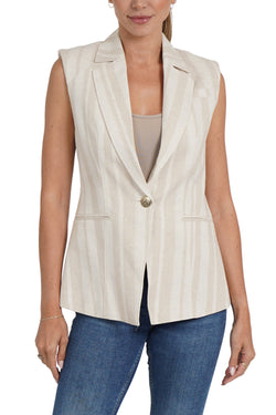 Cheryl Linen Blend Vest