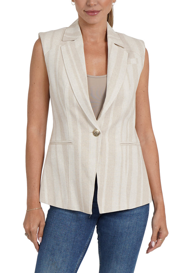 Cheryl Linen Blend Vest