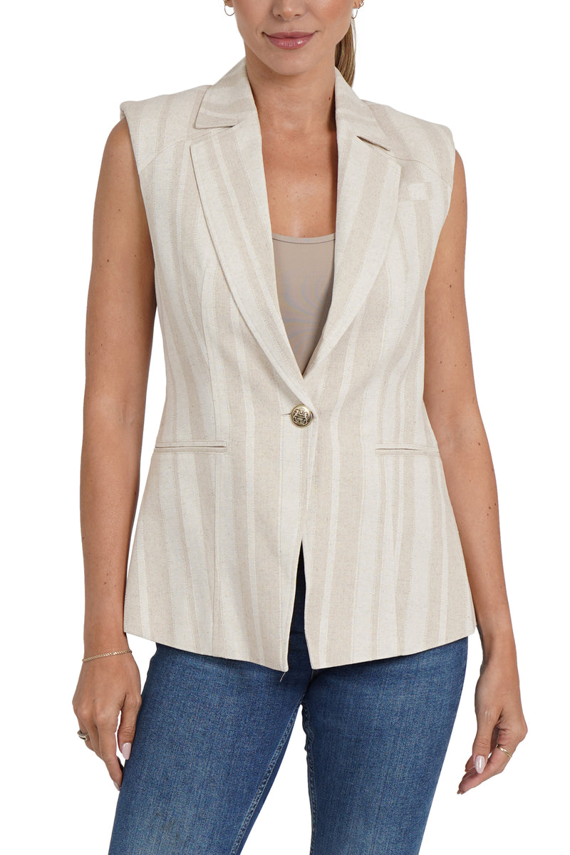 Cheryl Linen Blend Vest