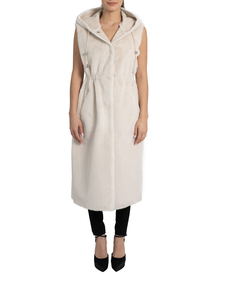 Tish Long Faux Fur Vest