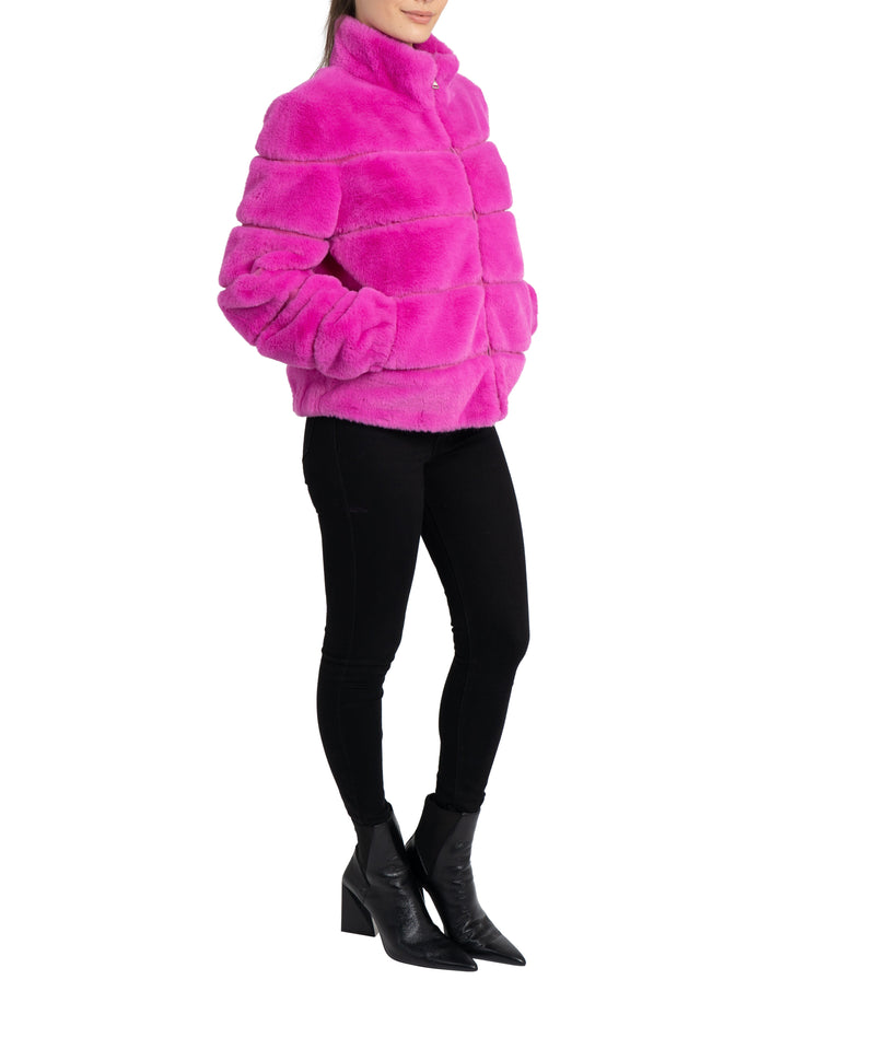 Alex Panel Faux Fur Jacket