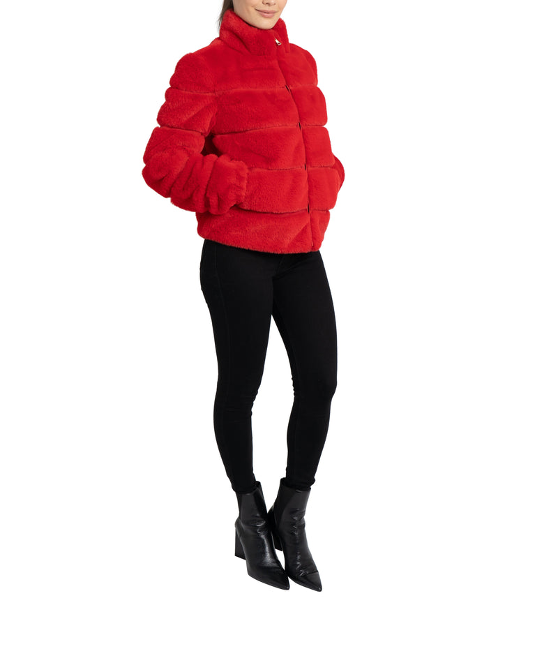 Alex Panel Faux Fur Jacket