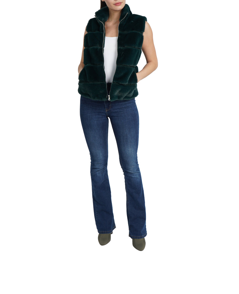 Vince Faux Fur Vest