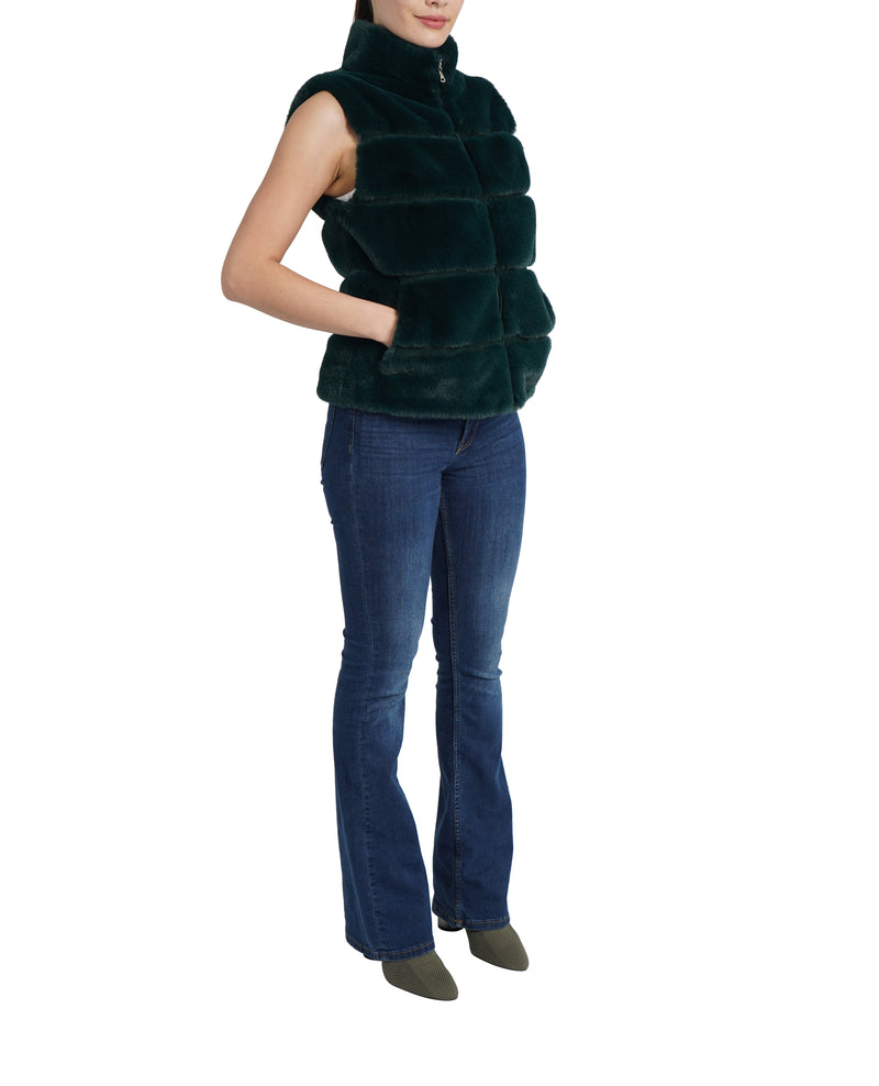 Vince Faux Fur Vest