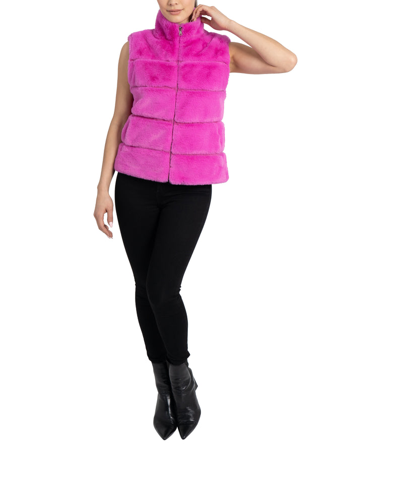 Vince Faux Fur Vest