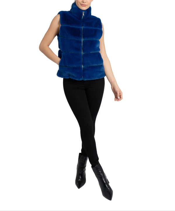 Vince Faux Fur Vest