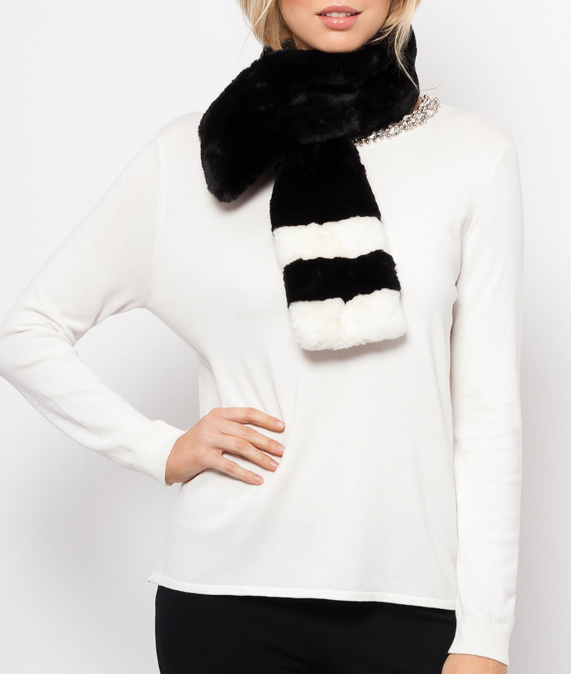 Love Token Judith Faux Fur Scarf