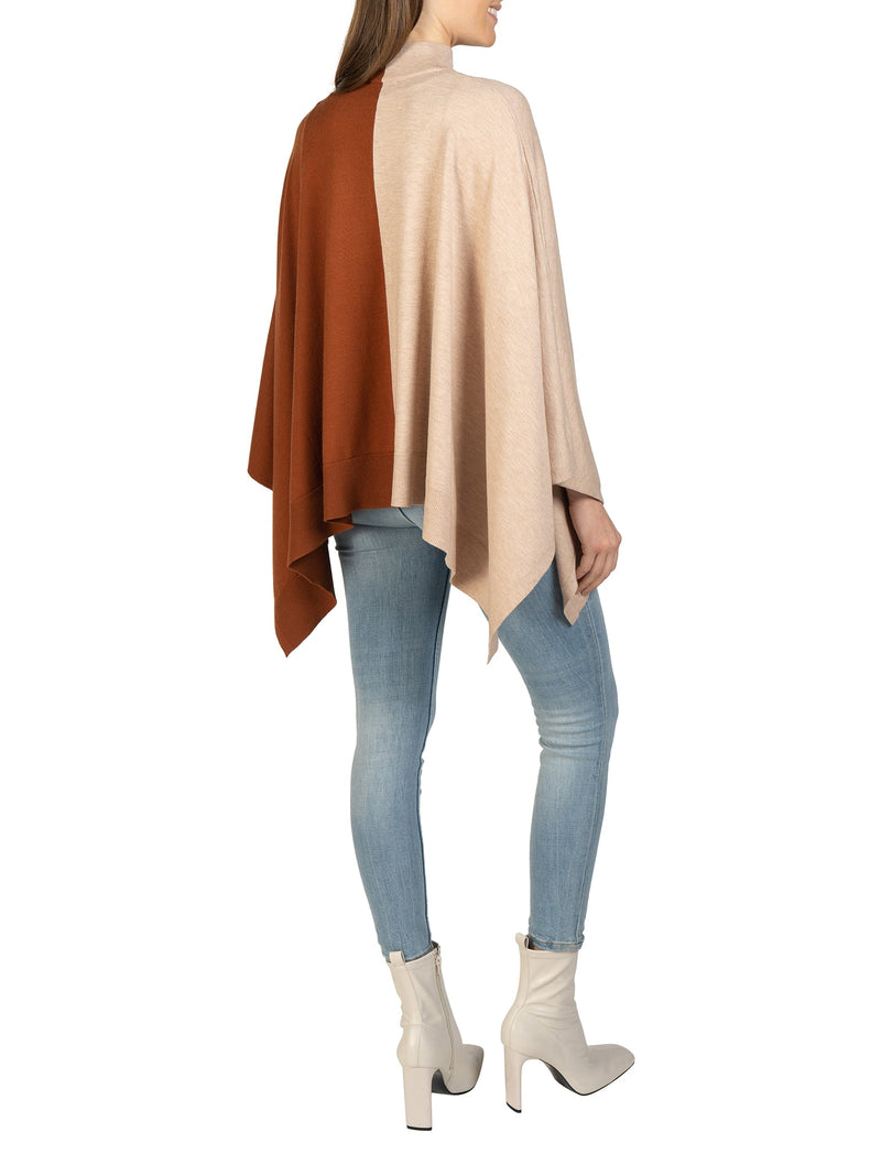 Love Token Two-Toned Poncho 8