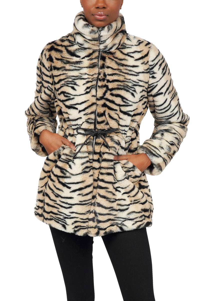 Love Token George Faux Fur Jacket