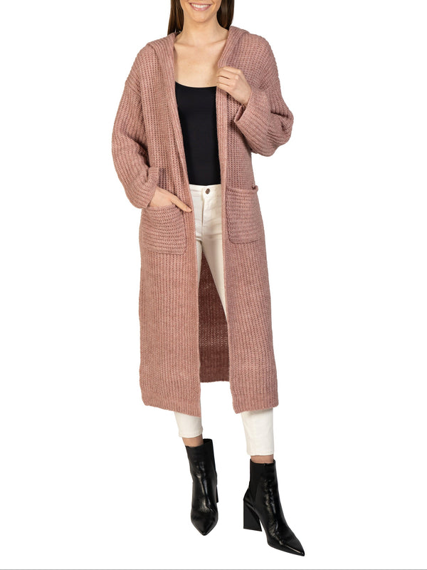 Love Token Long Hooded Cardigan 2