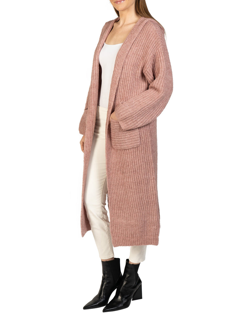 Love Token Long Hooded Cardigan 4