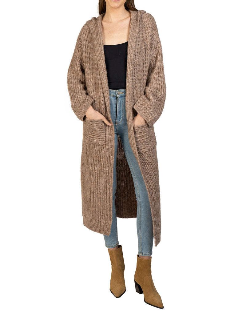 Love Token Long Hooded Cardigan 8