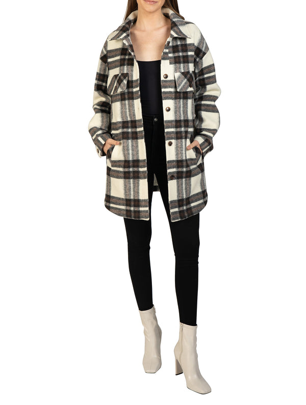 Love Token Lightweight Plaid Shacket 2