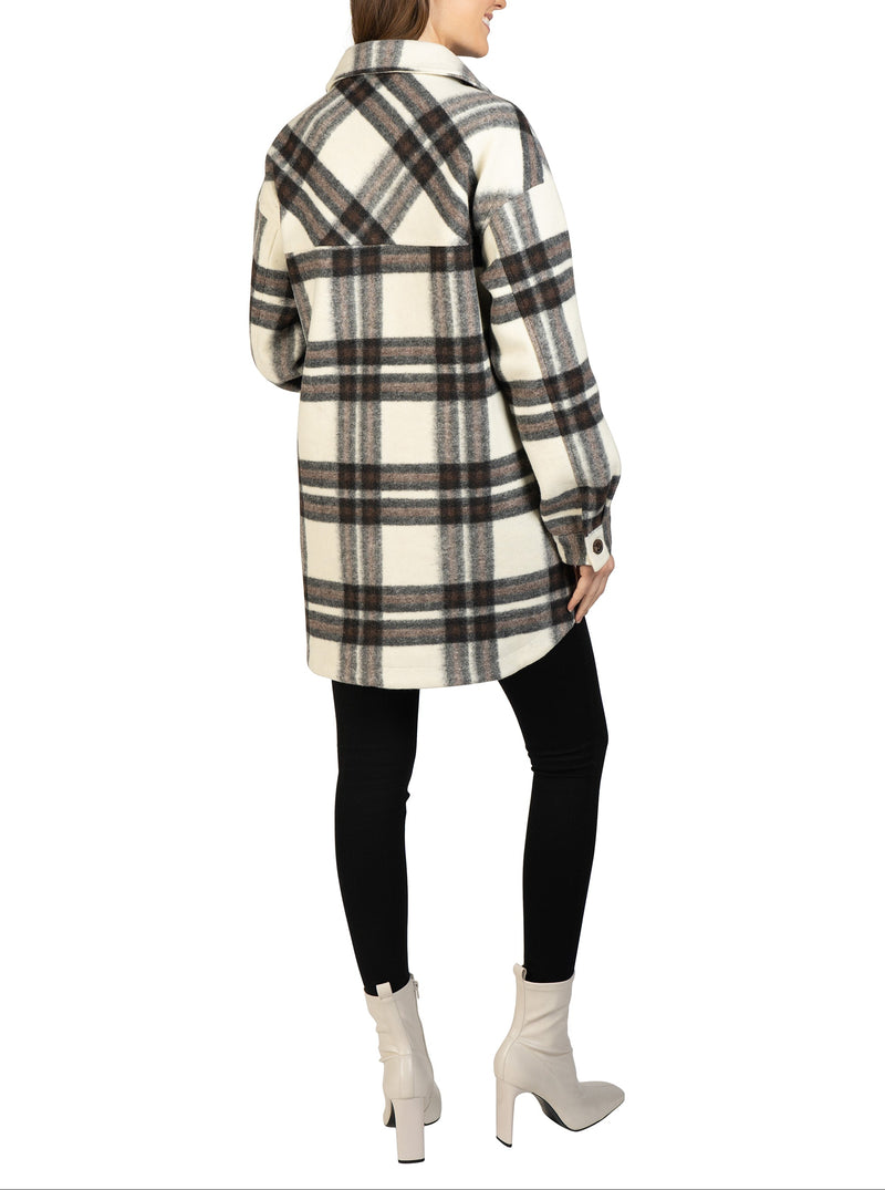 Love Token Lightweight Plaid Shacket 5