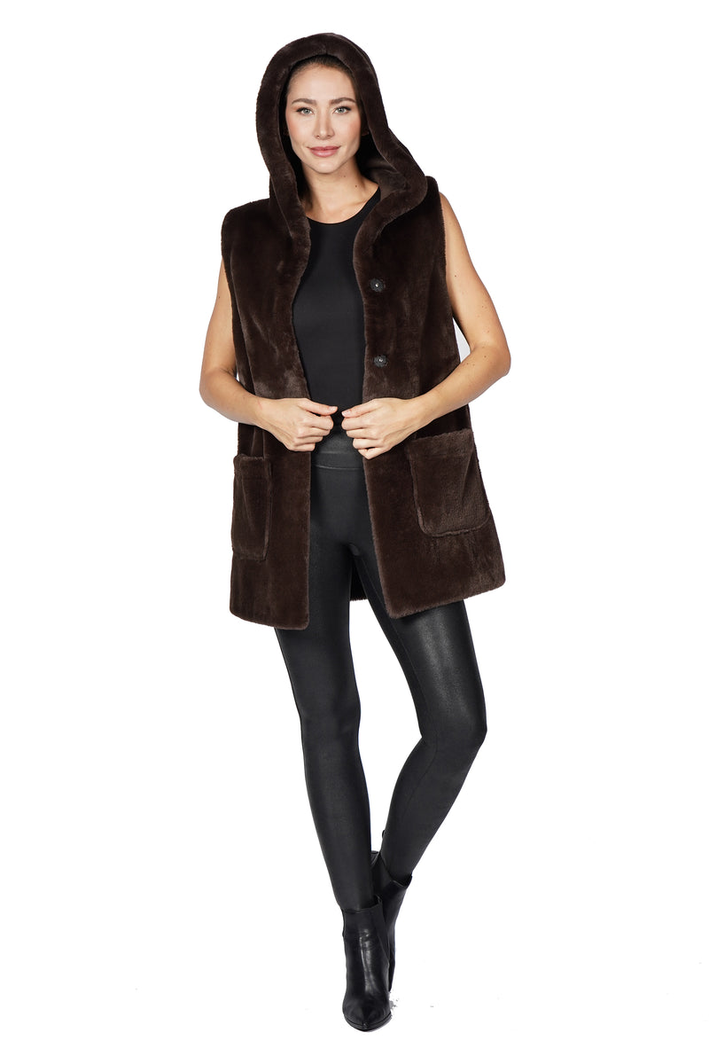 Love Token - Carl Faux Fur Vest 8