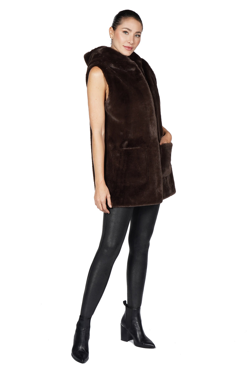 Love Token - Carl Faux Fur Vest 9