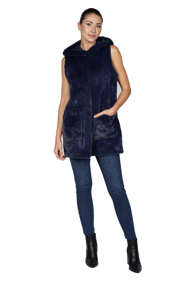 Love Token -1 Carl Faux Fur Vest