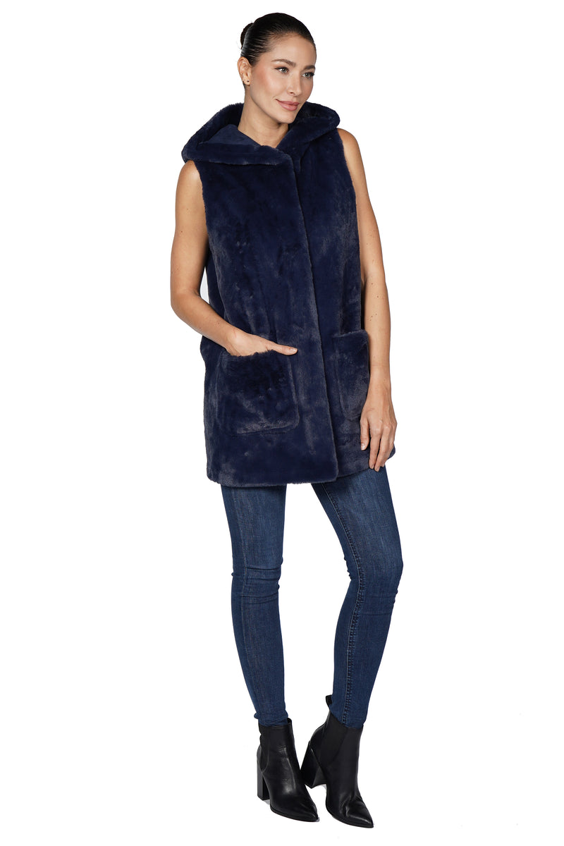 Love Token -3 Carl Faux Fur Vest