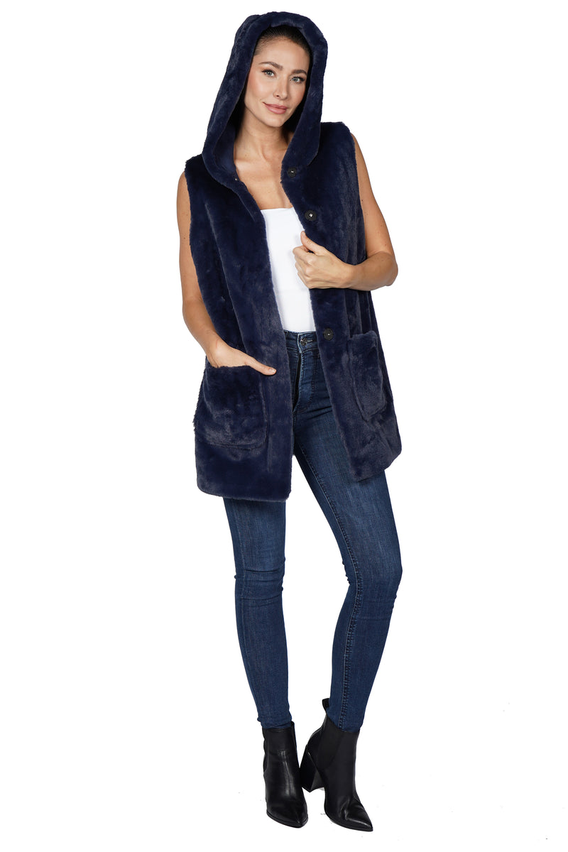 Love Token - 4 Carl Faux Fur Vest