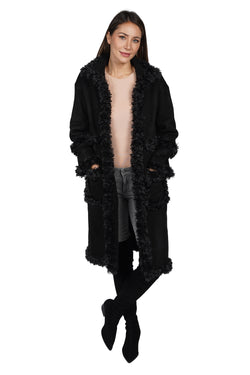 Love Token Pamela Shearling Faux Fur Coat 6