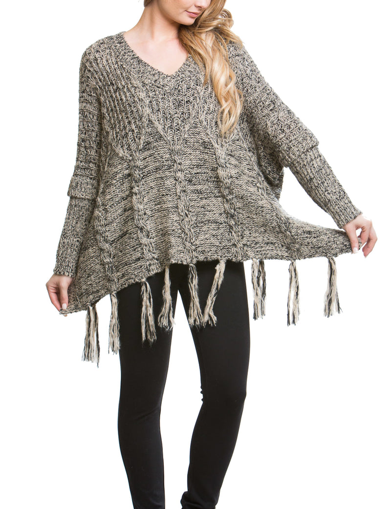 Love Token Tassel Trim Sweater 4